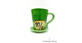 Tasse Chapelier Fou Mad Hatter Alice au pays des Merveilles Disney Parks 2017 mug Disneyland Wonderland Tea chapeau vert