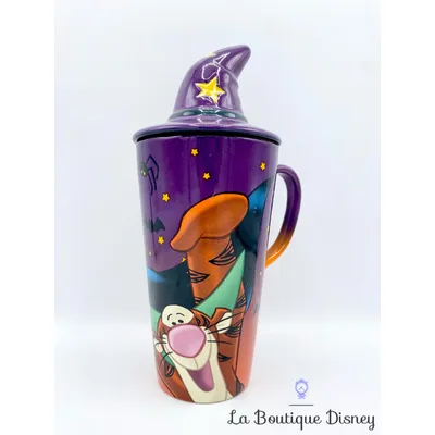 Tasse Tigrou Chapeau Halloween Disney Store Exclusive mug Winnie l'ourson sorcier violet