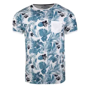 Tee shirt imprimé tropical avec poche maestro Homme BLAGGIO à prix 