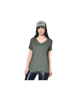 Tshirt en col V femme Roon Vondutch