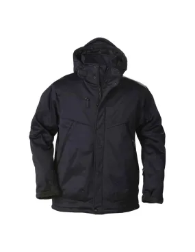 Veste d'Hivers Softshell Doublée avec Capuche Amovible pour Homme