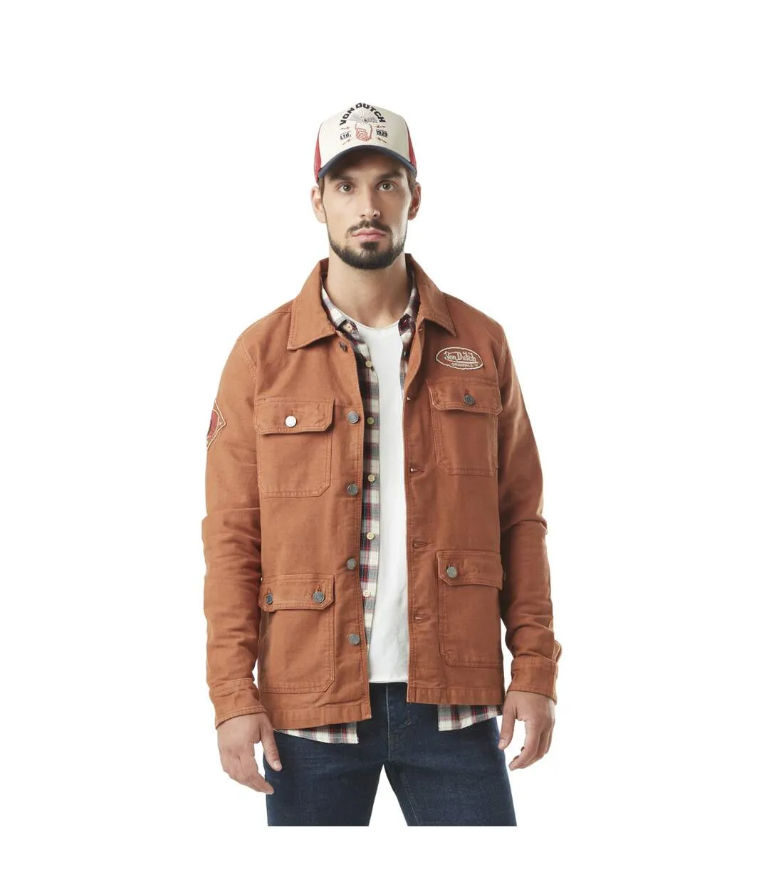 Veste homme avec broderie en coton Santi Vondutch